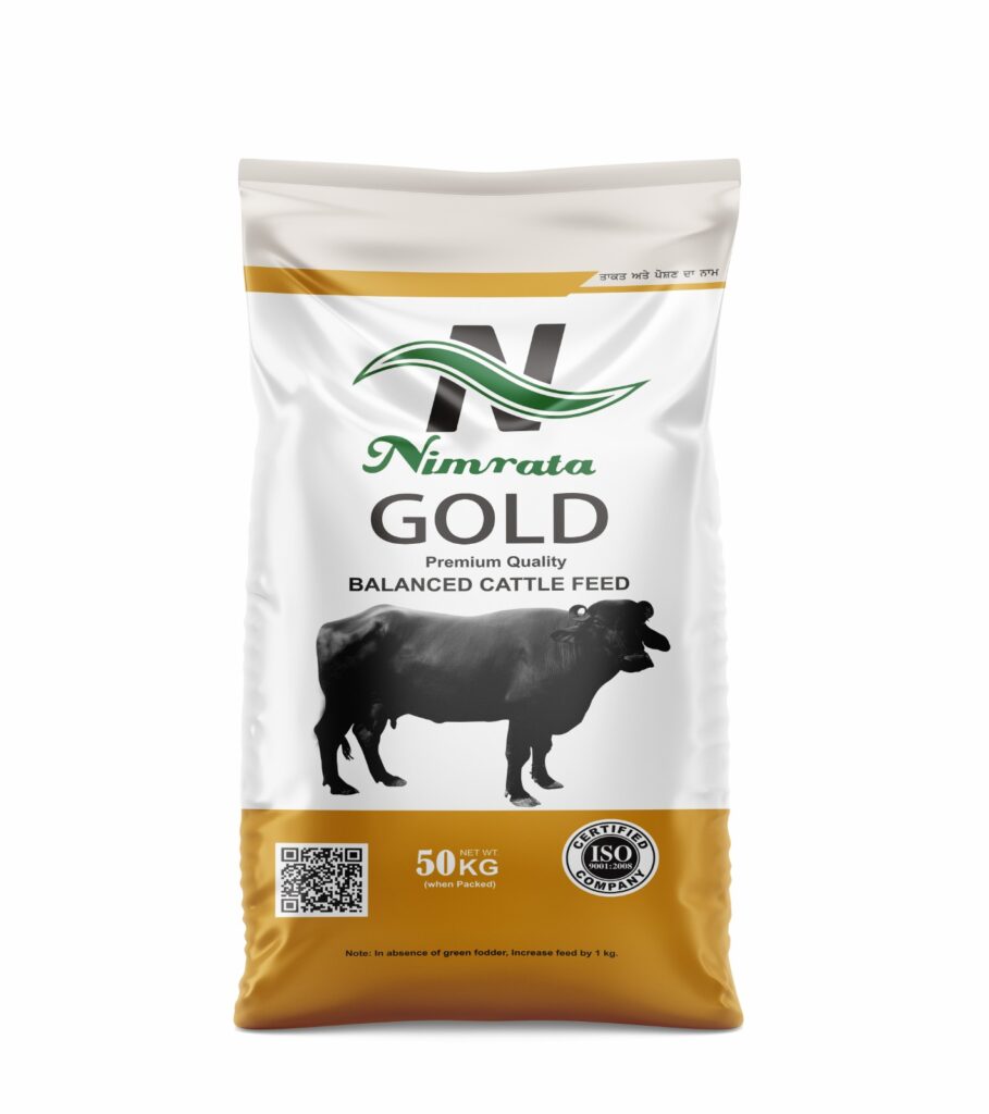Nimrata Gold premium quality balanced cattle feed 50kg for dairy animals improving milk production and health
